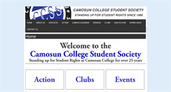 Desktop Screenshot of camosunstudent.org